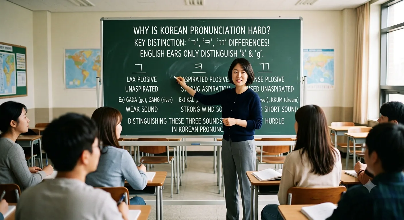 Korean Pronunciation So Hard